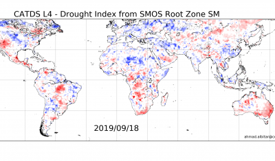 Carte mondiale de l'indice de sécheresse
