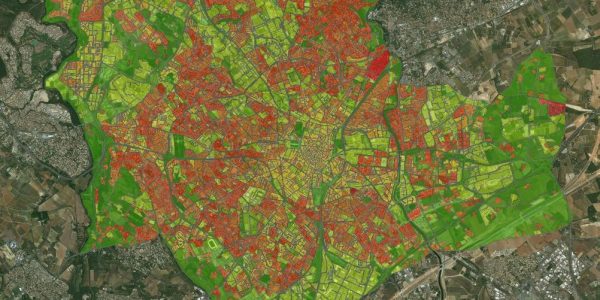 Mapping Tiger Mosquitoes risk in Montpellier (France).