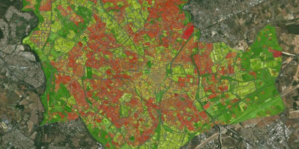 Mapping Tiger Mosquitoes risk in Montpellier (France).