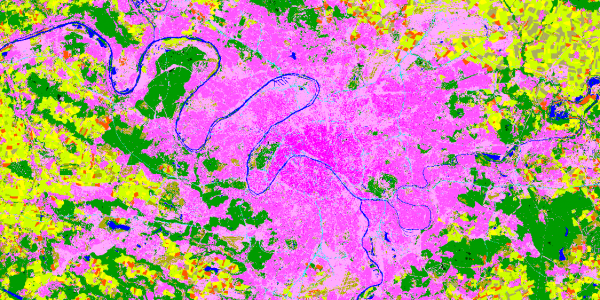 Paris | Carte d'occupation des sols 2018