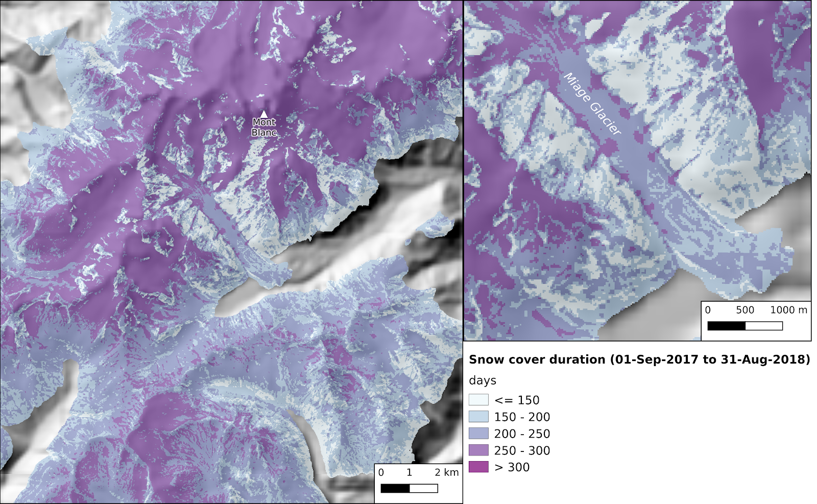 2016-2017 Snow Coverage Synthesis for the Pyrénées (France)