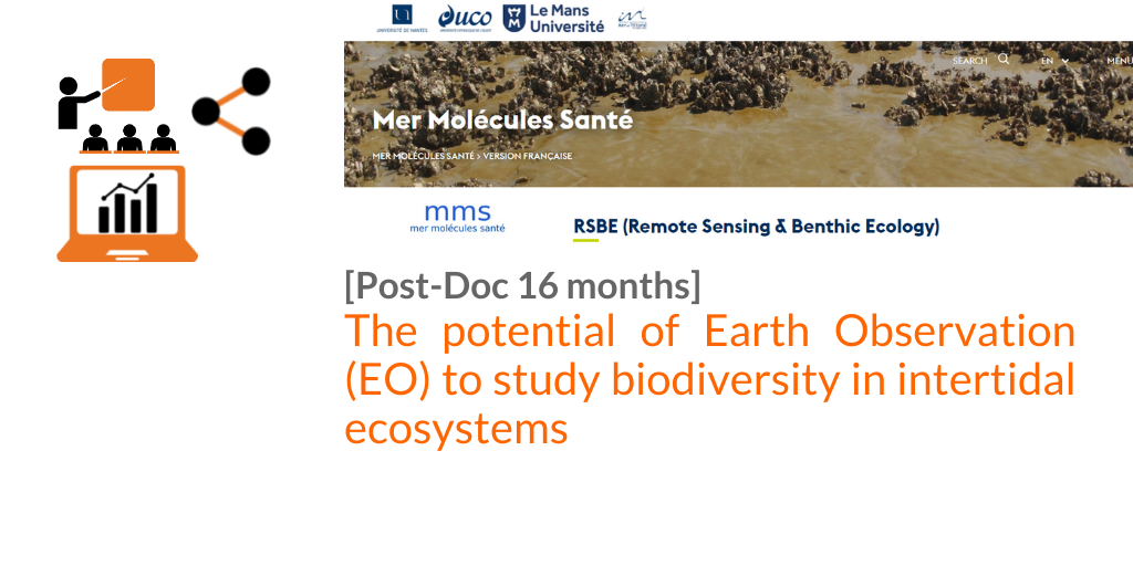 [POSTDOC]THE POTENTIAL OF EARTH OBSERVATION (EO) TO STUDY BIODIVERSITY IN INTERTIDAL ECOSYSTEMS