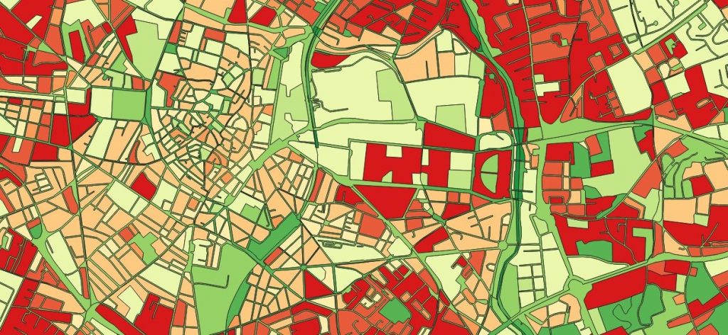 Montpellier – Distribution spatiale du moustique Aedes albopictus vecteur de la dengue, du virus Zika et du Chikungunya