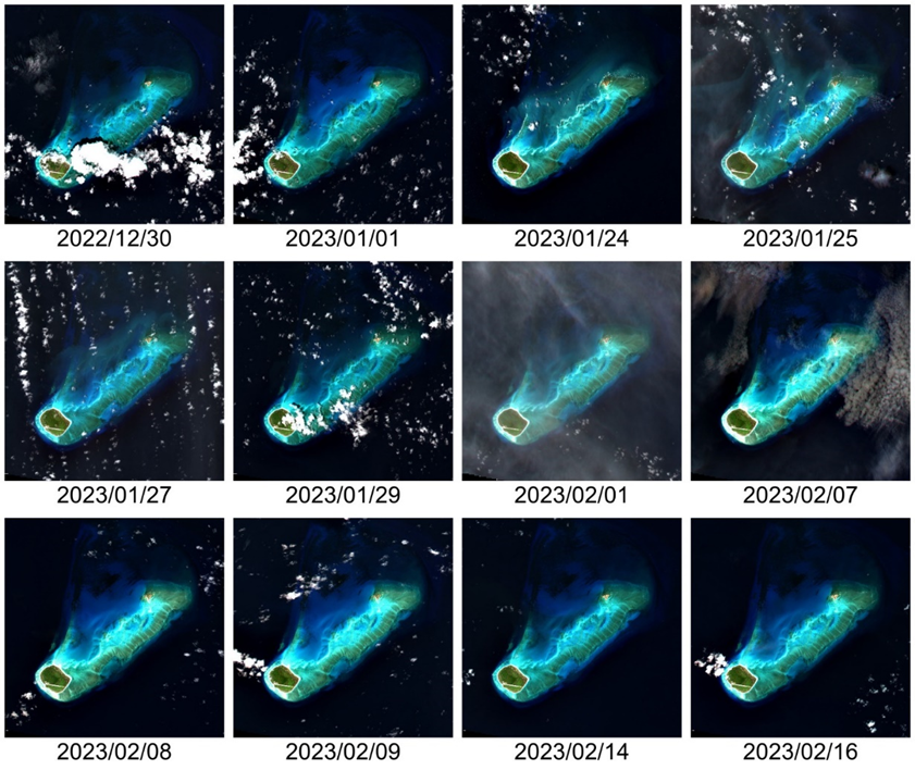 Venus M5 time series on Glorieuse Island in the French Southern and Antarctic Lands.