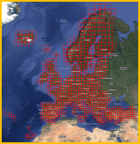 Retraitement des archives sentinel-2 europe, septembre 2025